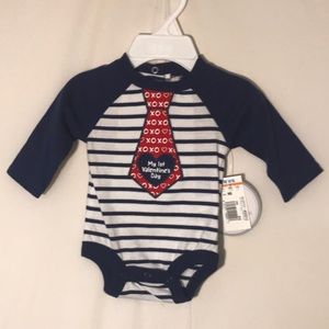 NWT Koala Kids Boys Valentine’s Bodysuit Sz NB